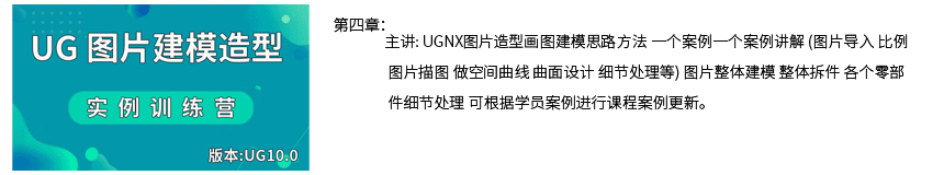 UG图片造型建模画图专题视频教程